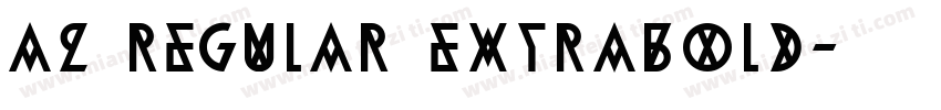 A2 Regular Extrabold字体转换